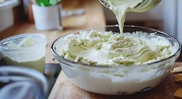 Préparation Cheesecake Salé à l’Avocat & Saumon Fumé, Base Crackers aux Herbes