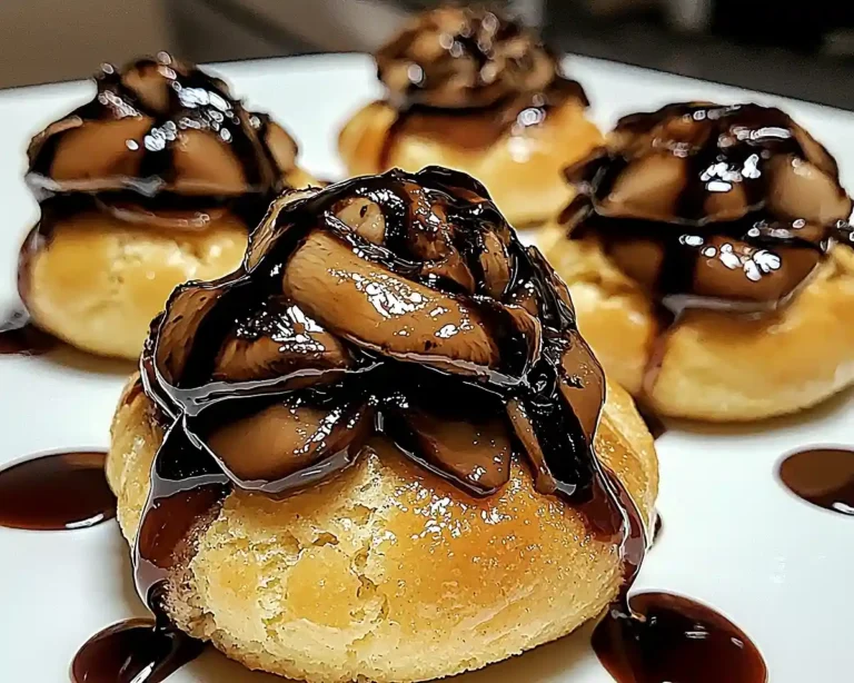 Profiteroles Salées aux Cèpes