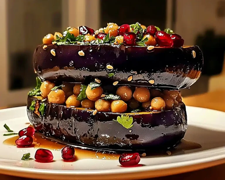 Steak d’Aubergine Laqué Miso-Érable