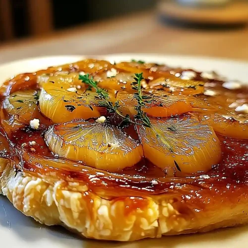 Tarte Tatin de Fenouil Confit à l'Orange et Chèvre Frais 2 Tarte Tatin de Fenouil Confit à l'Orange et Chèvre Frais