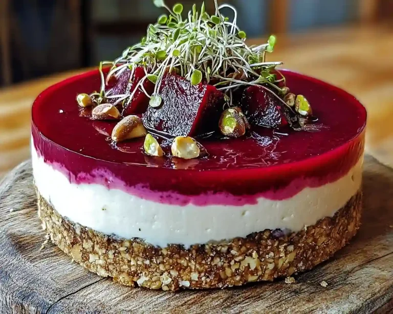 Cheesecake Salé Betterave