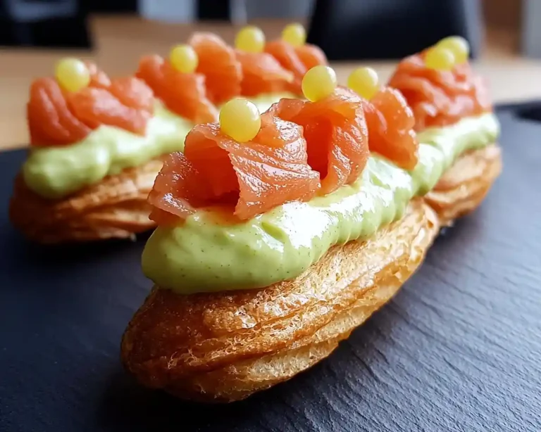 Éclair Salé Saumon Fumé
