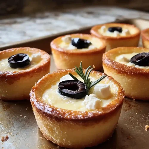 Financier Salé aux Olives Noires