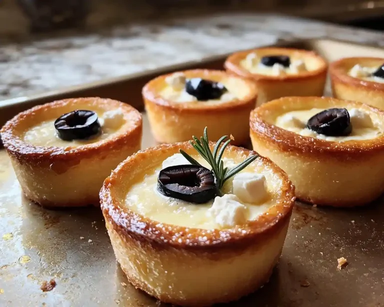 Financier Salé aux Olives Noires