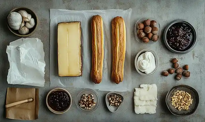 Éclair au Foie Gras & Miroir de Figue 3 Les ingrédients pour Éclair au Foie Gras & Miroir de Figue