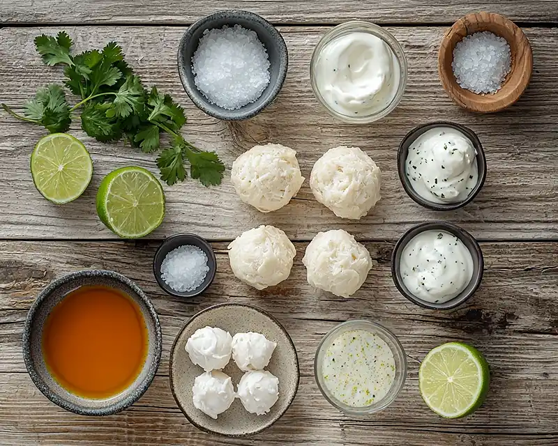 Les ingrédients pour Profiteroles Salées au Crabe