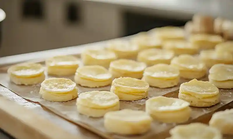 Préparation de la recette Saint-Honoré Salé au Parmesan & Crème de Truffe