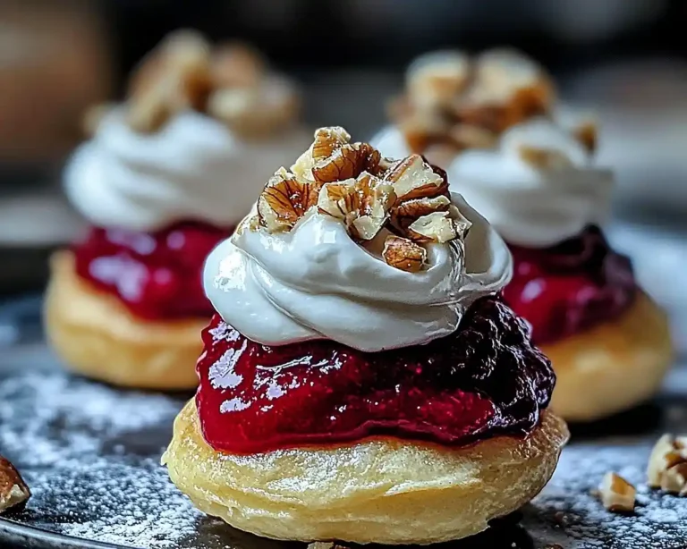 Profiteroles Salées au Chèvre Frais