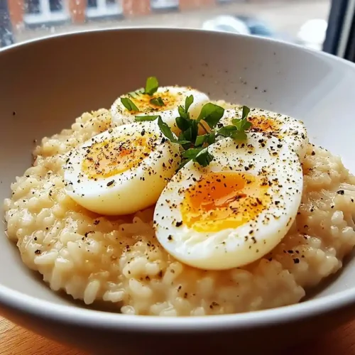 Risotto Cacio e Pepe & Œuf Mollet Croustillant 2 Risotto Cacio e Pepe
