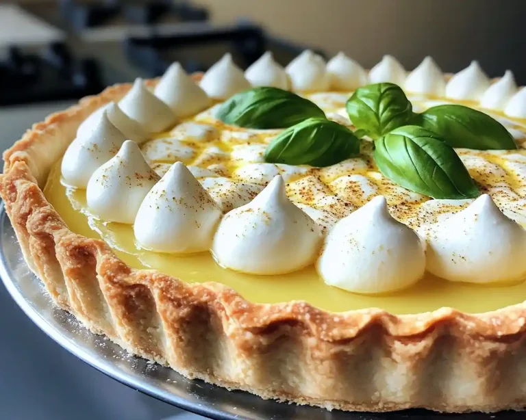 Tarte au Citron Meringuée Salée