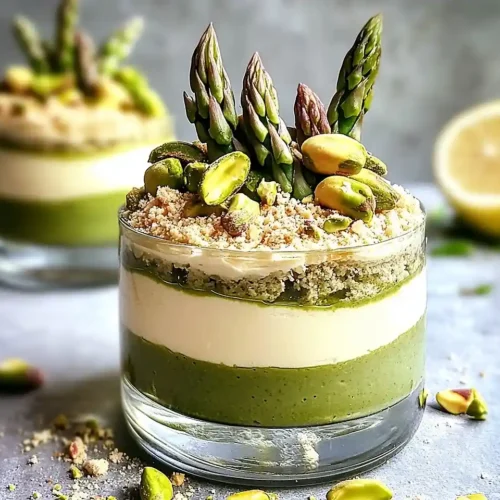 Tiramisu Vert aux Asperges