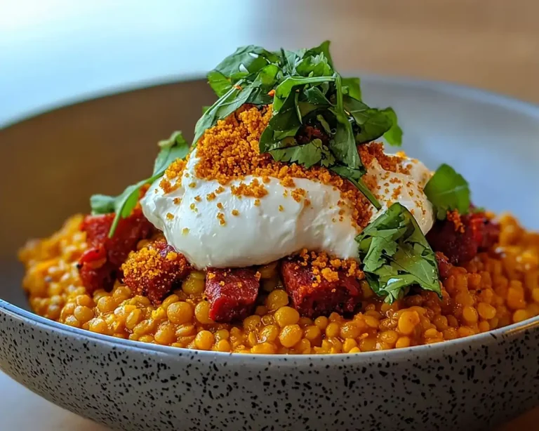 Burrata-sur-Lentilles-Corail-Tiedes-au-Curry