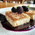 Recettes Œufs Gourmands et Cromesquis 9 Camembert-Pane-au-Panko-et-Noisettes-Coulis-de-Mures-au-Balsamique