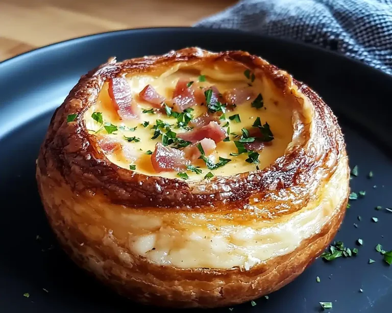 Cannelé Salé au Comté & Lardons