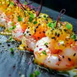 Carpaccio de Langoustines et Vinaigrette Vanille-Passion