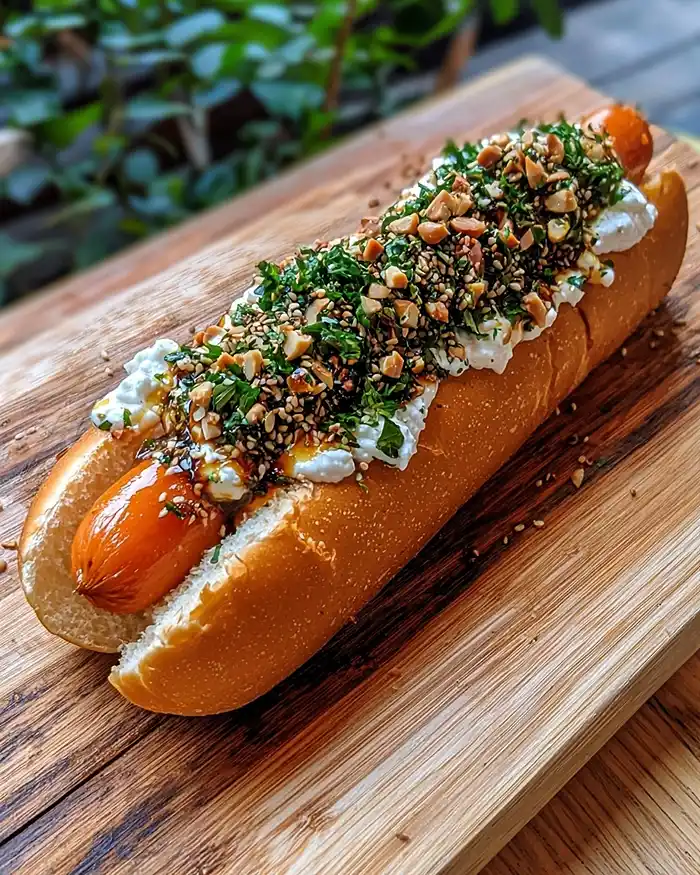Hot-Dog-de-Carotte-Rotie-Laquee-au-Miso