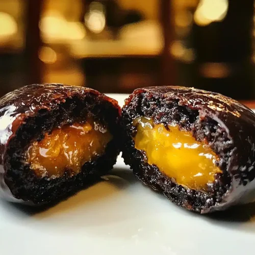 Le Fondant Salé au Boudin Noir, Cœur Coulant de Pomme Confite 2 Le Fondant Salé au Boudin Noir