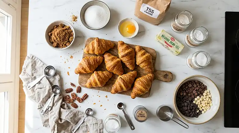 Les ingrédients pour Crookie Maison