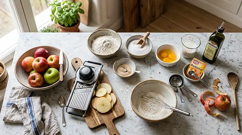 Gâteau Invisible Pommes 3 Les ingredients pour Gâteau invisible aux pommes