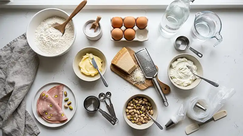 Profiteroles Salées Craquelin Parmesan 3 Les ingrédients pour Profiteroles Salées Craquelin Parmesan