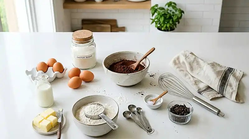 Soufflé au Chocolat Cœur Coulant 3 Les ingrédients pour Soufflé au Chocolat Cœur Coulant