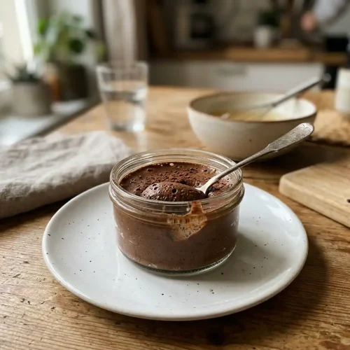 Mousse au Chocolat Végane à l'Aquafaba