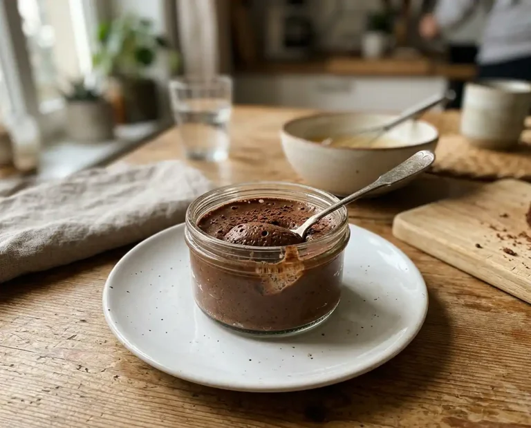Mousse au Chocolat Végane à l'Aquafaba