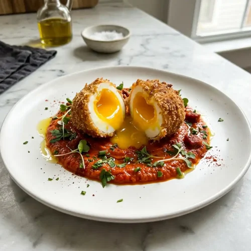 OEuf-Mollet-Pane-au-Chorizo