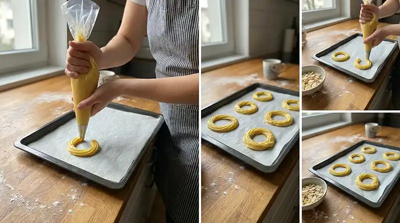 Paris-Brest Praliné : ultra gourmand et facile ! 4 Préparation de la Paris-Brest