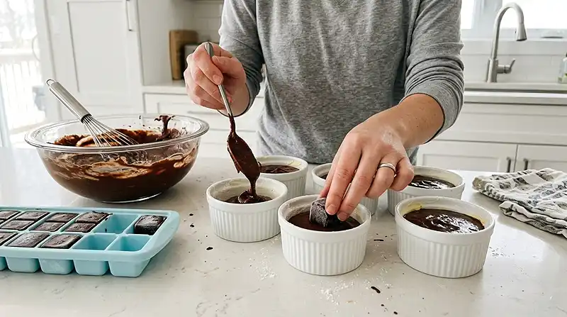 Soufflé au Chocolat Cœur Coulant 4 Préparation de la recette Soufflé au Chocolat