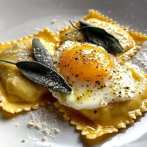 Raviolon Ouvert au Jaune d’Œuf Coulant