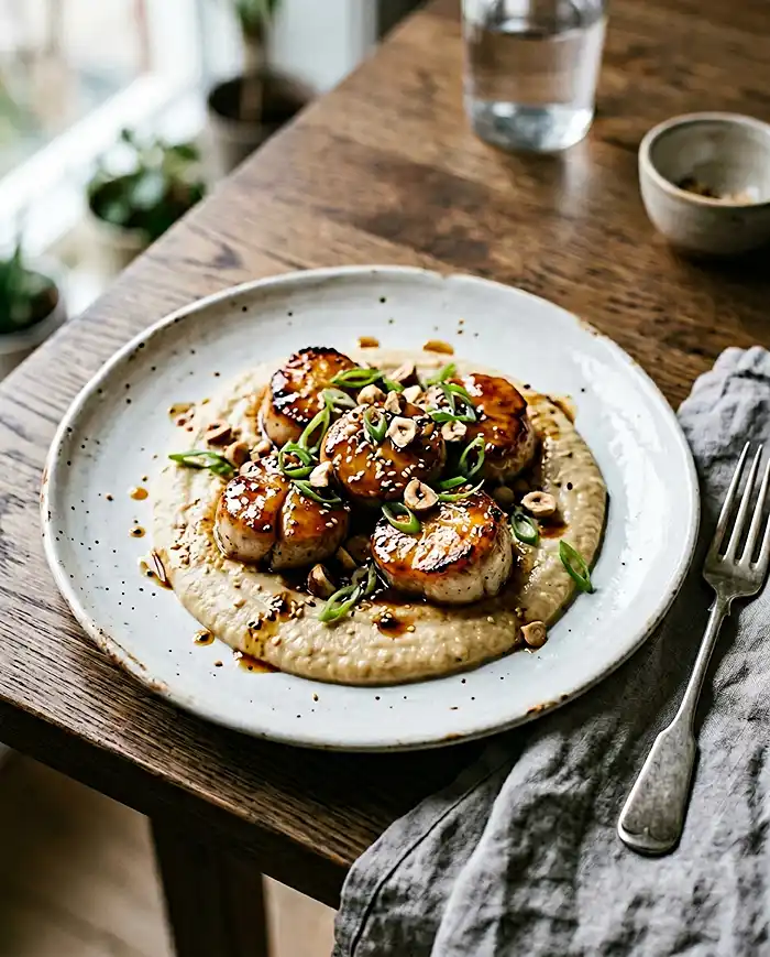 Recette Tataki de Lotte Laquage Orange-Soja