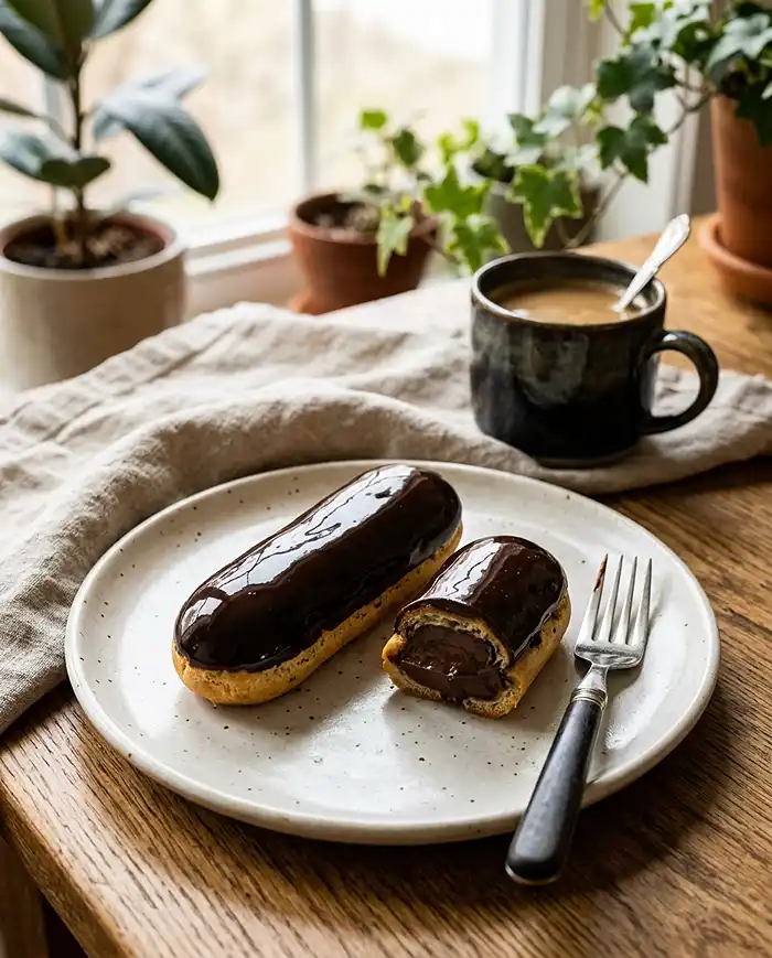 Recette éclair au chocolat grand cru 70%