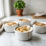 Mousses, Crèmes et Desserts 4 Riz au Lait Crémeux Caramel Beurre Salé