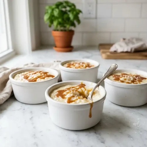 Riz au Lait Crémeux Caramel Beurre Salé