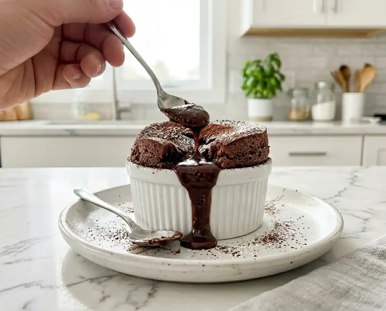 Soufflé au Chocolat Cœur Coulant