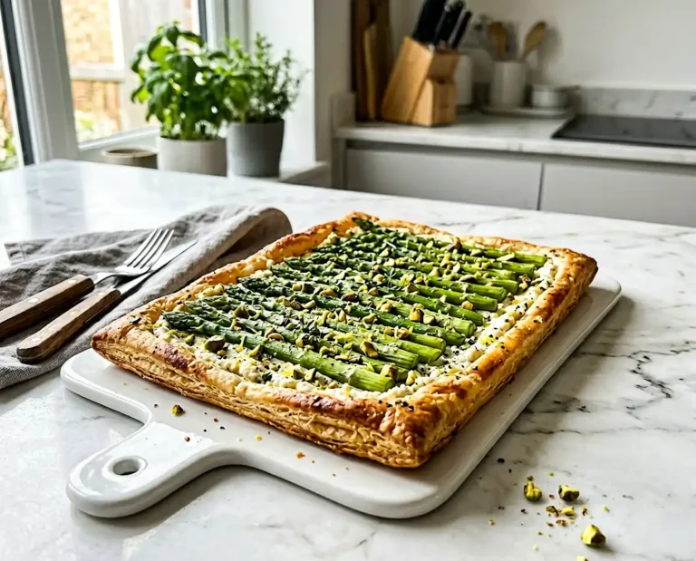Tarte-Fine-aux-Asperges-Vertes-Ricotta-au-Citron-Eclats-de-Pistaches