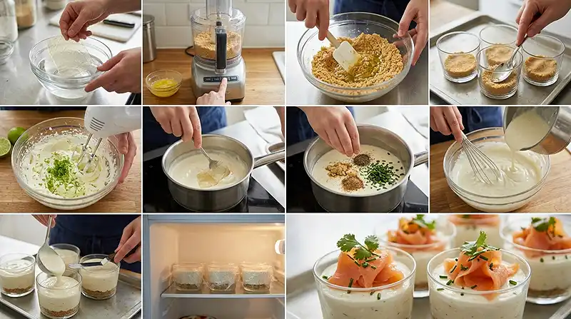 Comment préparer le Cheesecake salé au saumon fumé et citron vert