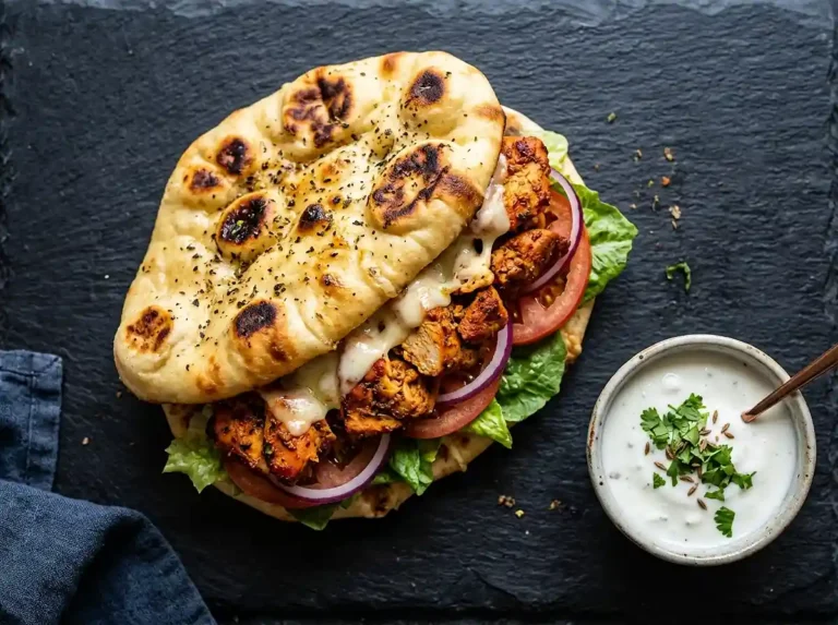 Cheese naan poulet tandoori express