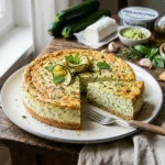Cheesecake salé courgette chèvre frais
