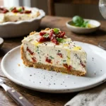 Cheesecake salé ricotta tomates confites