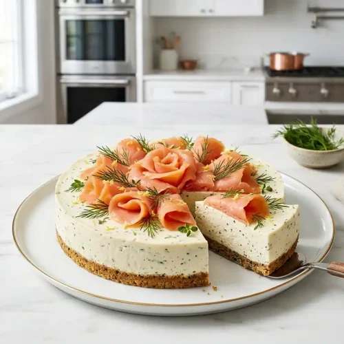 Cheesecake Salé Truite Fumée Aneth 2 Cheesecake salé truite fumée aneth