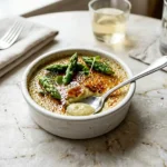 Recettes Crèmes Brûlées & Panna Cottas Salées 14 Crème brûlée salée au comté et asperges