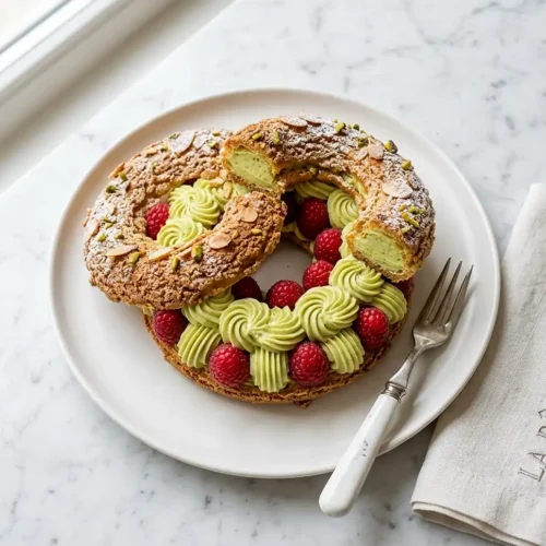Paris-Brest Framboise Pistache Facile 2 Paris-Brest framboise pistache facile