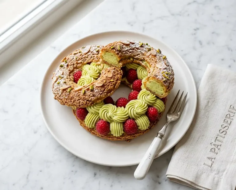 Paris-Brest framboise pistache facile