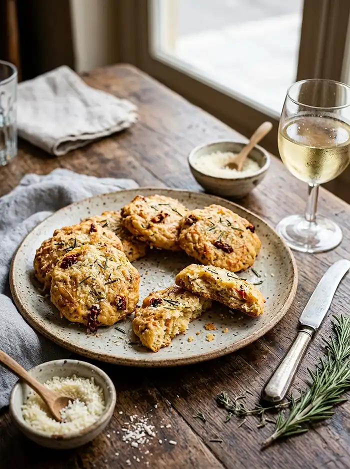 Cookie Salé Parmesan Romarin et Tomates Séchées 5 Recette Cookie salé parmesan romarin et tomates séchées