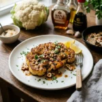 Recettes Légumes Rôtis et Steaks Végétaux 16 Steak de chou-fleur rôti miso noisette