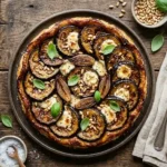 Tartes Salées et Millefeuilles 17 Tarte tatin d'aubergines au miso et chèvre