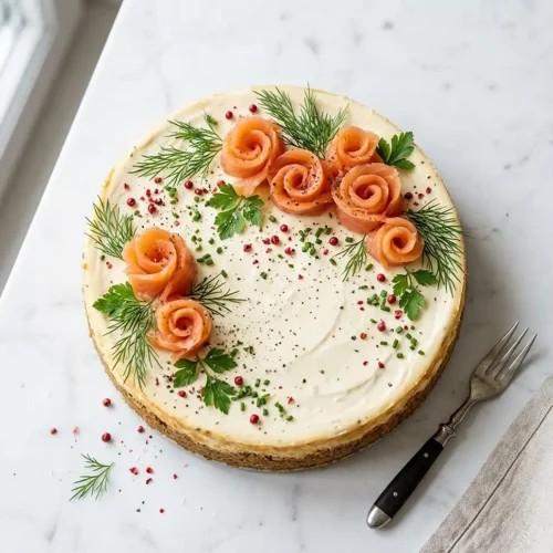 Cheesecake Salé Philadelphia Saumon Fumé Aneth 2 Cheesecake salé Philadelphia saumon fumé aneth