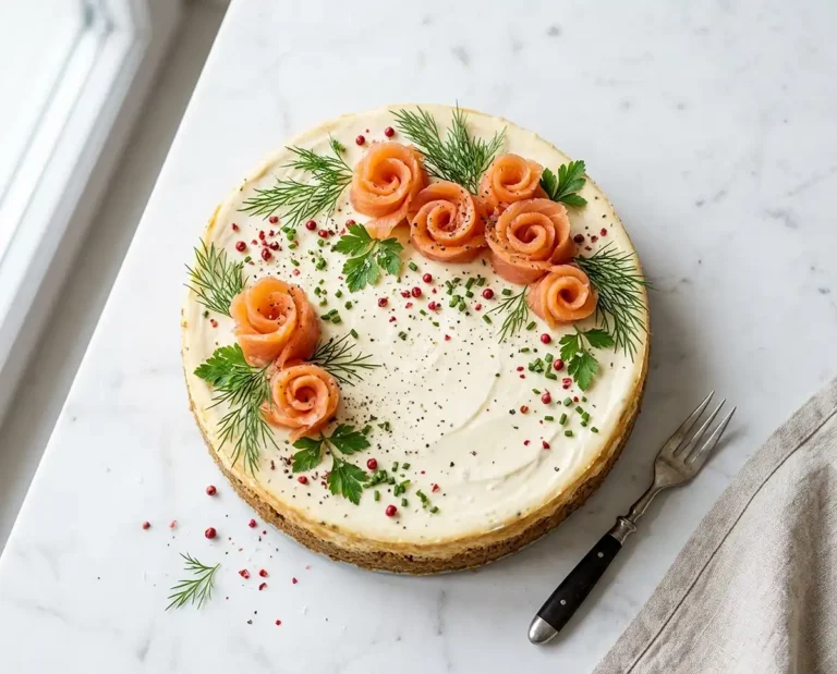 Cheesecake salé Philadelphia saumon fumé aneth